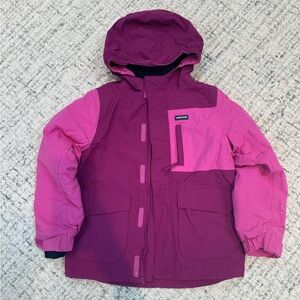 Lands’ End Kids Pink Squall Waterproof Insulated Parka S (6-7)